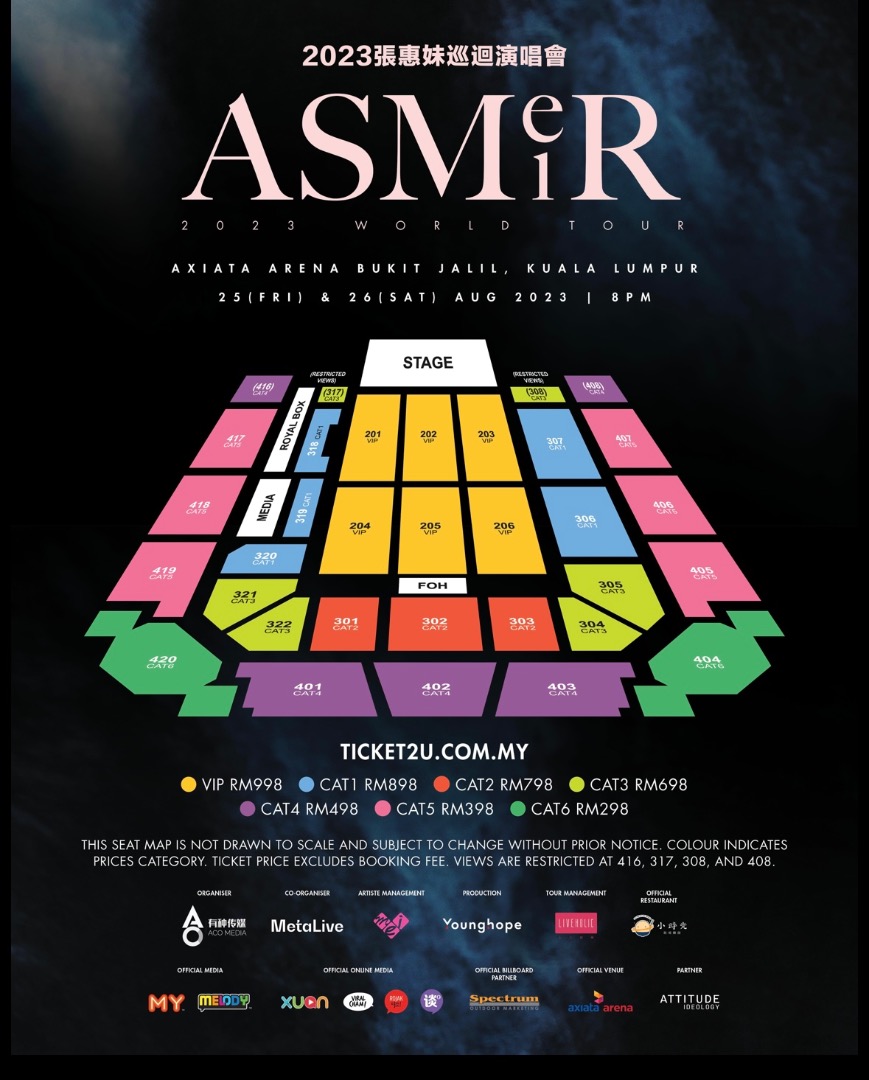 WTS Amei Zhang Hui Mei ASMR Concert CAT4, Tickets & Vouchers, Event Tickets  on Carousell