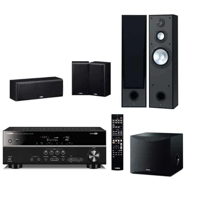 Yamaha 5.1 Tower Home Theatre Package With RXV667, TV & Home