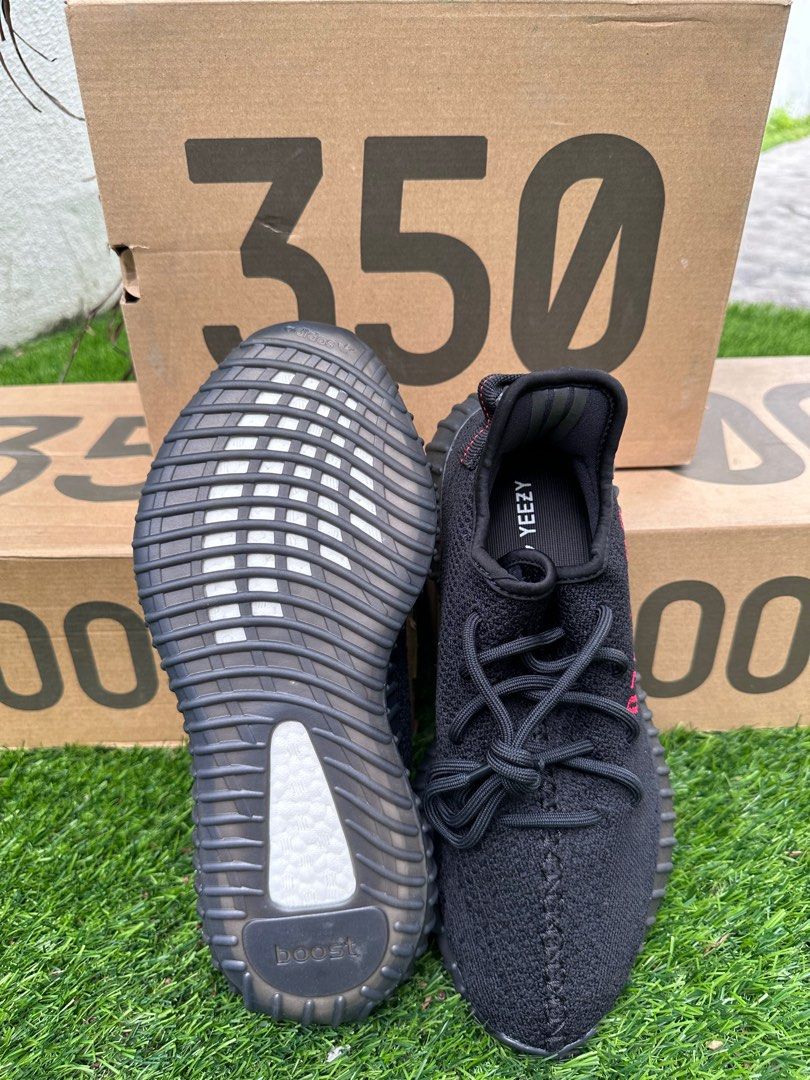 Yeezy Boost 350 Bred Men s Fashion Footwear Sneakers on Carousell