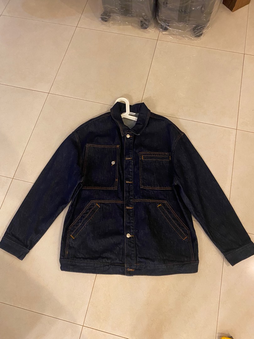 Zara Denim Chore Jacket, Men's Fashion, Coats, Jackets and Outerwear on