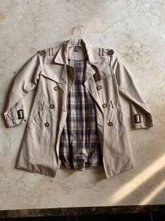 Zara Kids Beige Trench Coat