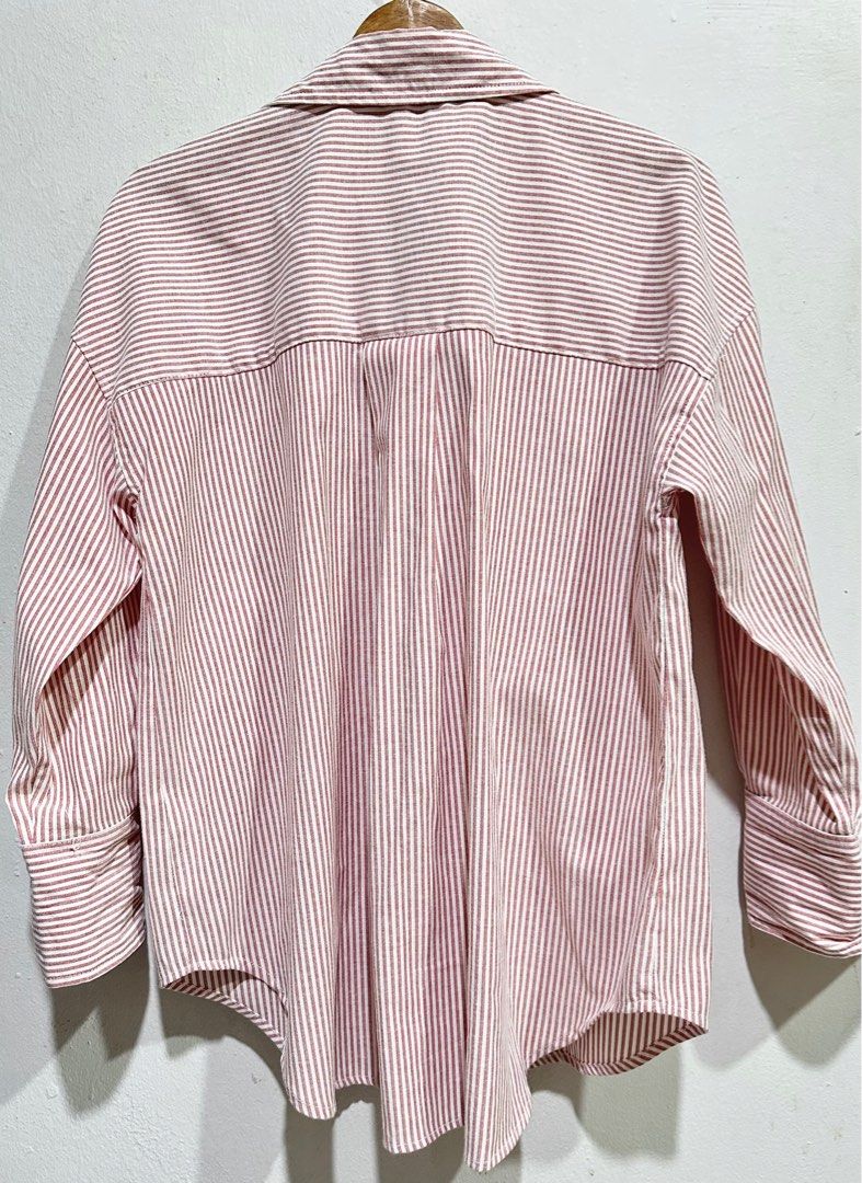 Zara Oxford Shirt, Women's Fashion, Tops, Shirts on Carousell