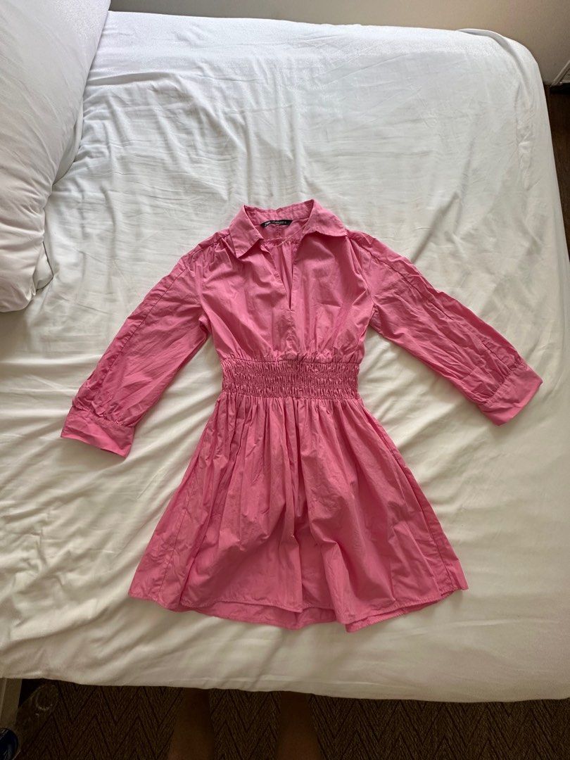 Zara pink dress, Women's Fashion, Dresses & Sets, Dresses on Carousell