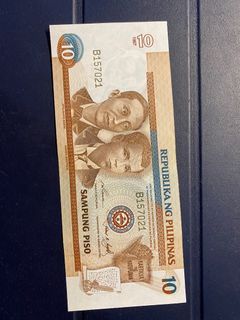 10peso old philippine peso bill
