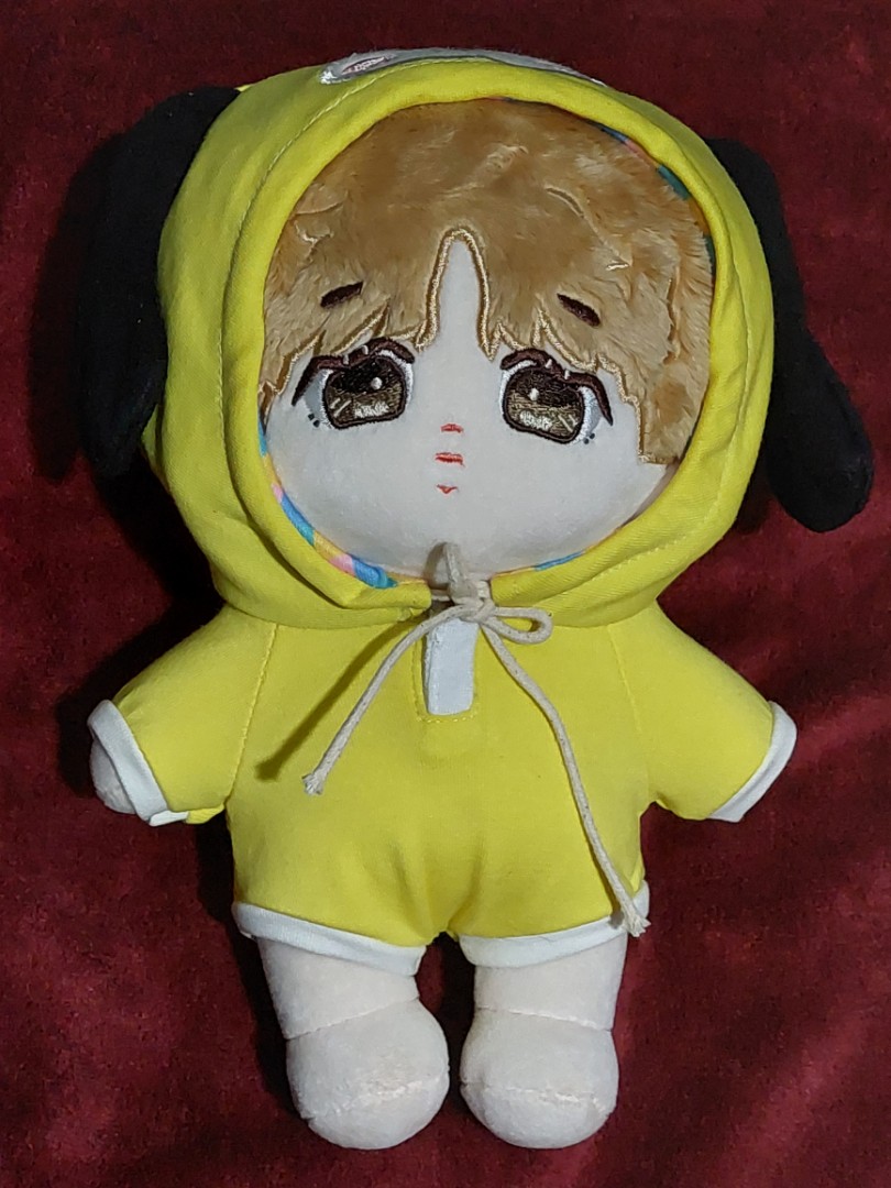20cm Jimin doll with BT21 Chimmy onesie on Carousell