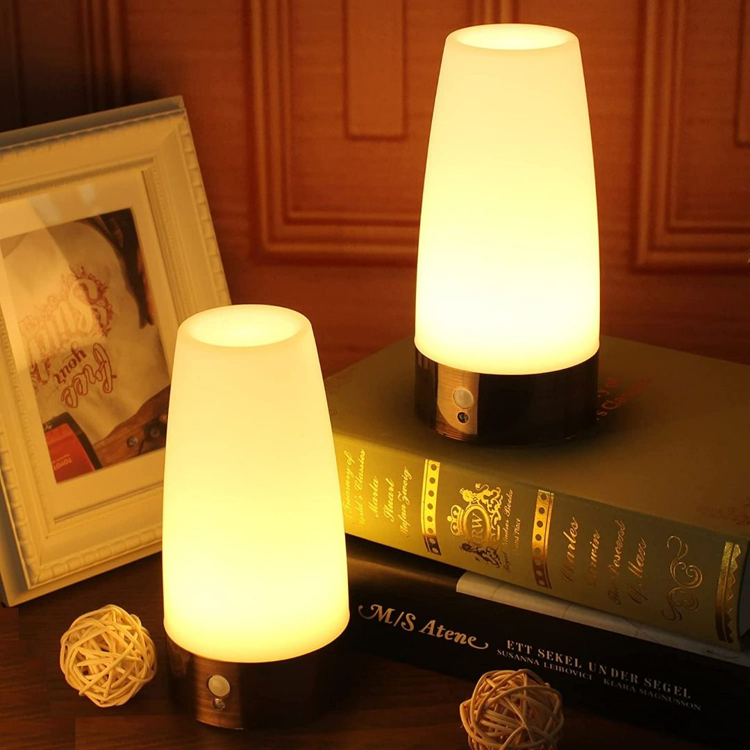 Motion sensor cheap table lamp indoor
