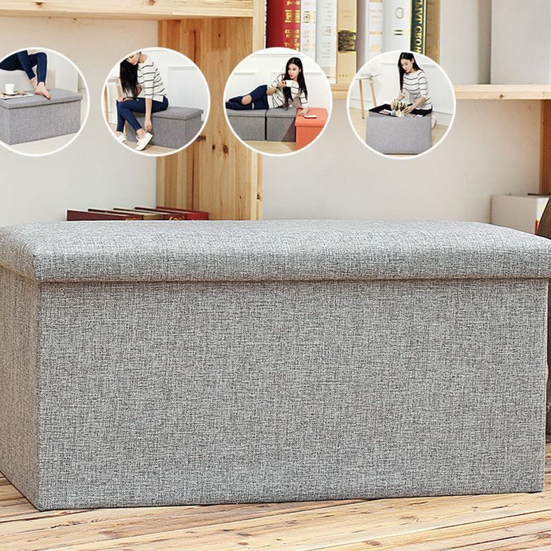 76*38*38CM Fabric Stool Storage Boxes COD!!Free Delivery, Furniture ...