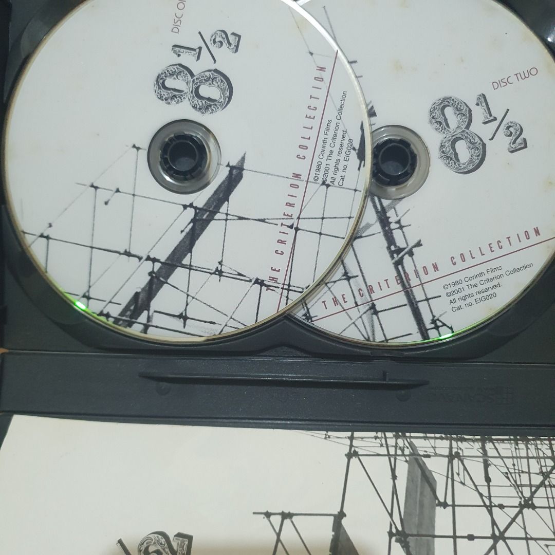 8 1/2 Criterion 2-Disc DVD with booklet, Hobbies & Toys, Music & Media ...