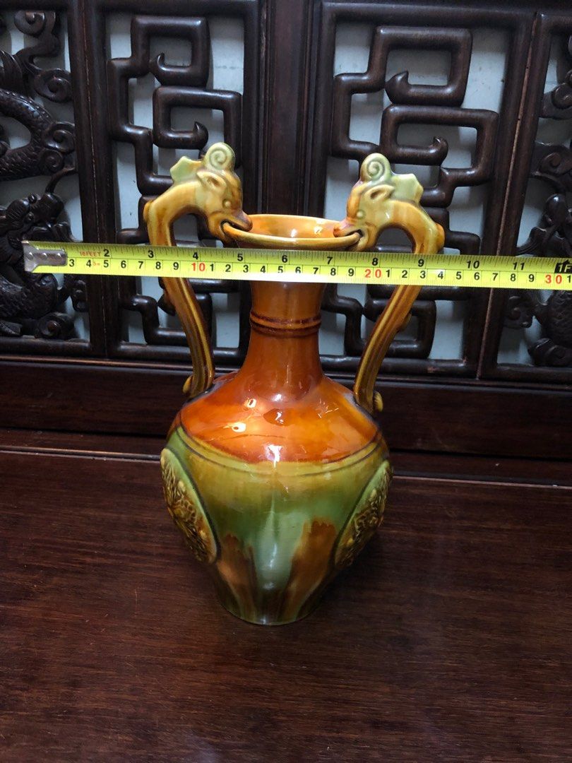 単品購入 中国 唐三彩 花瓶 47cm | www.paradorelquijote.com