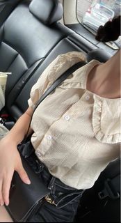 超級可愛娃娃領上衣