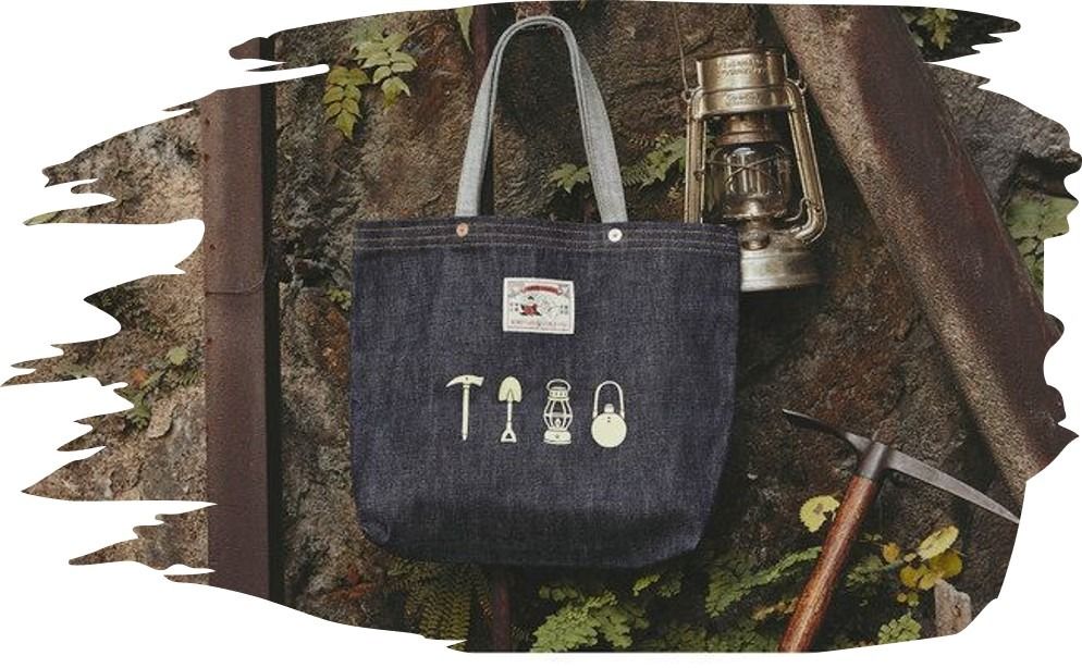 限定GBL×桃太郎ジーンズ POM JEANS デニムトートバッグ廃盤希少