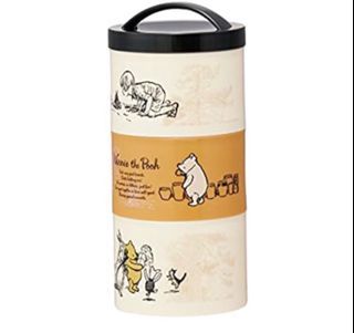 日本製 迪士尼 經典 小熊維尼 Winnie the Pooh 3層保鮮盒 午餐盒 日本製正品