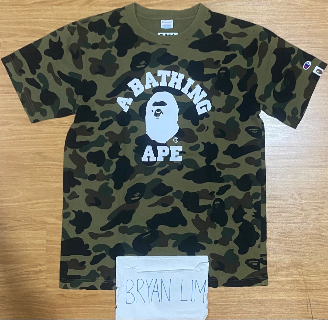 Bape x discount champion college crewneck
