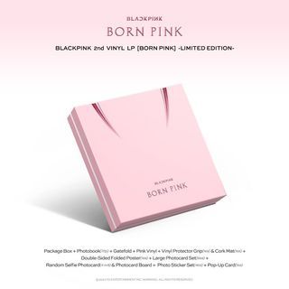 [全新未拆] BLACKPINK 第二張正規專輯born pink 限量版黑膠 YG版