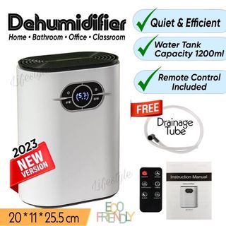 🔥🔥🔥 Readystock Upgrade Home Dehumidifier English Remote ION Pureaie Dehumidifier Control Operating Manual SG Plu