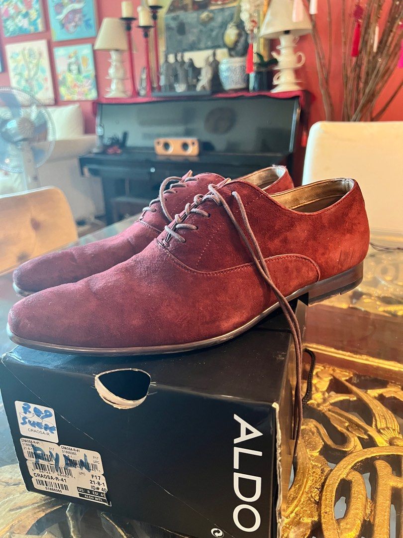 Aldo red mens sale shoes