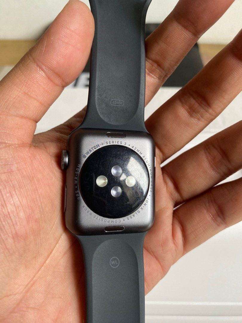 Iwatch series 3 42mm space gray hot sale