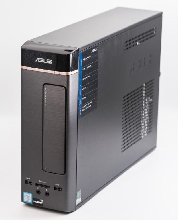 Asus VivoPC K20CD, Intel Core i7-6700; 8GB DDR4; 512GB SSD Compact & Chic  Office Computer