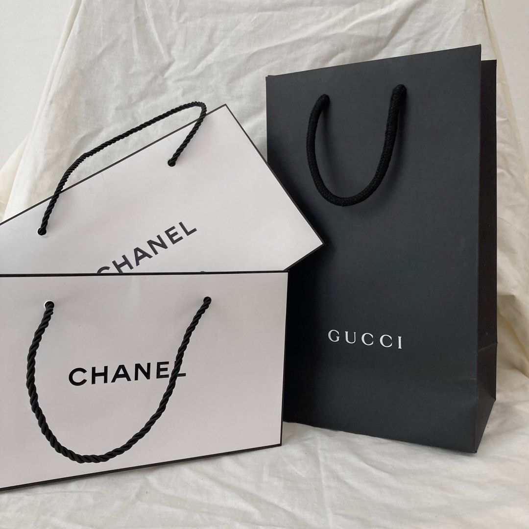 Authentic Chanel Paper Bag Small, Luxury, Accessories on Carousell