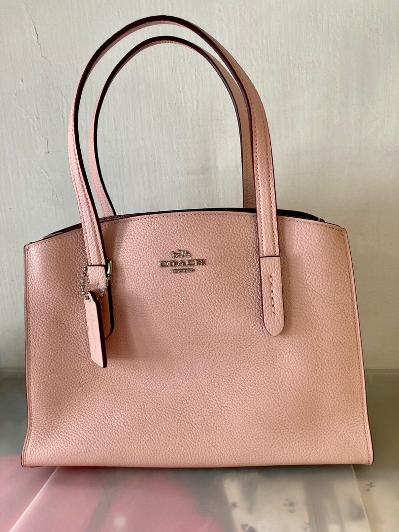 Coach charlie carryall 2025 pink