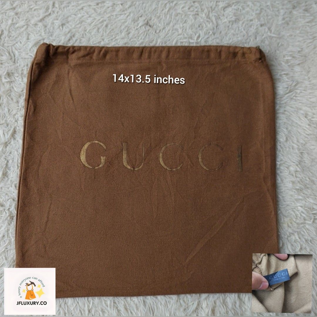 Authentic Gucci Dust bag 15x13 inches, Luxury, Bags & Wallets on