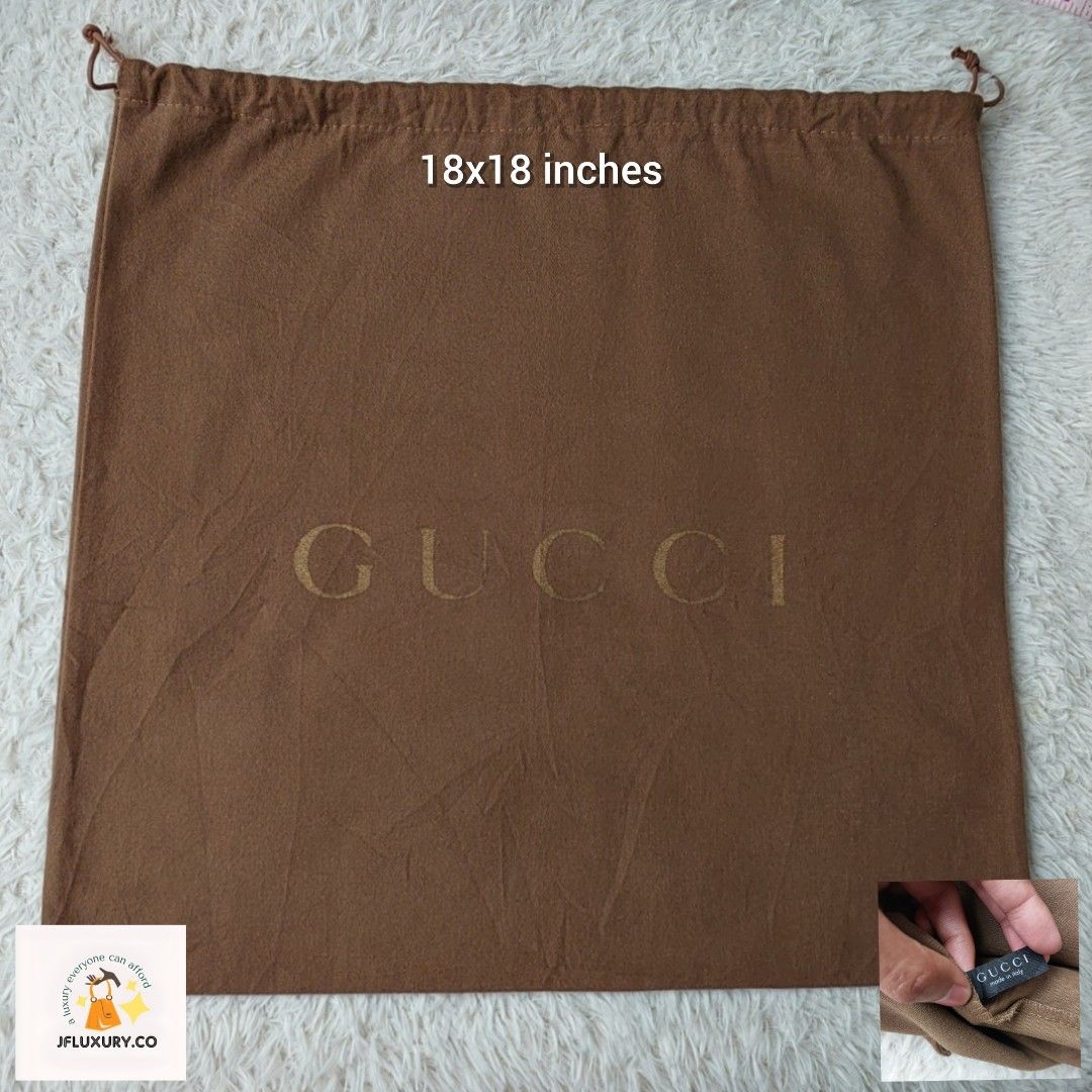 Brown gucci dust bag Clearance