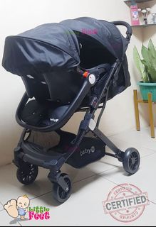 Baby 1st Compact Alloy Trolley Stroller with Carseat and Base for Newborn