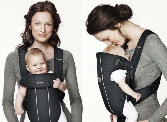 BABYBJORN Baby Carrier Original Black Mesh Babies Kids Going