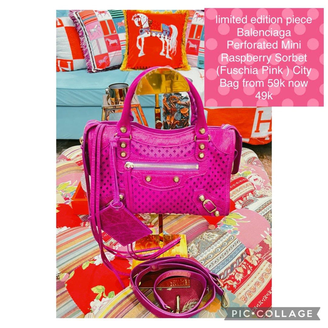 balenciaga perforated bag