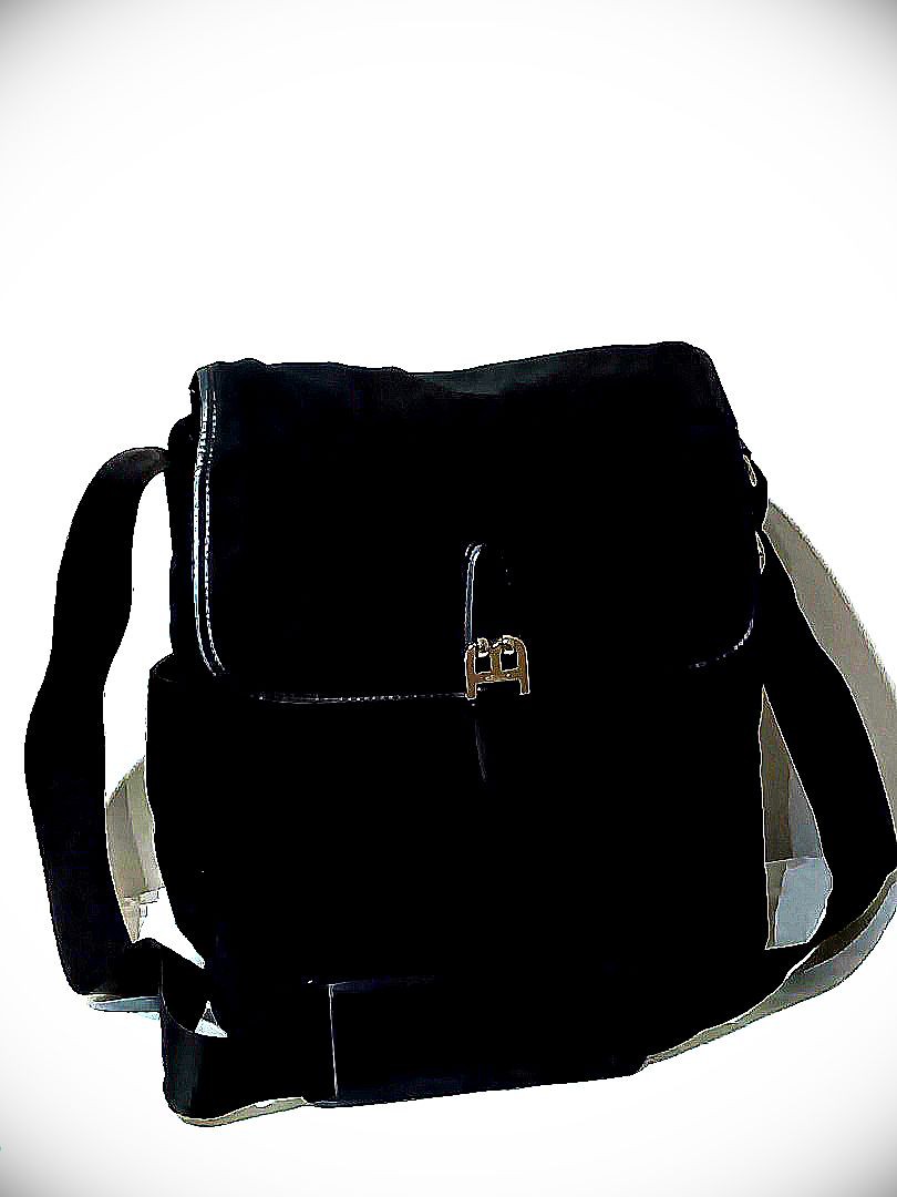 BALLY sling/messenger bag (canvas), Fesyen Pria, Tas & Dompet , Tas ...