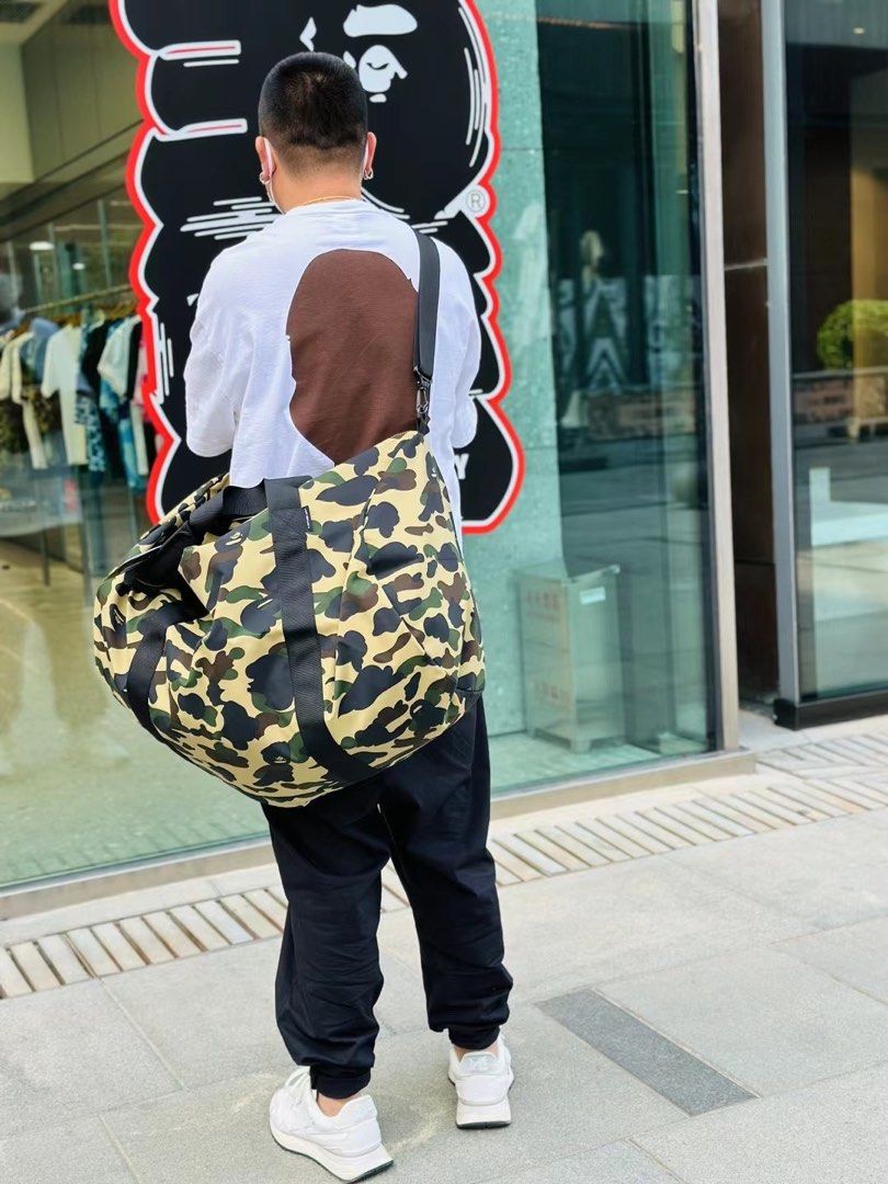 BAPE X PORTER 1ST CAMO ONE SHOULDER BAG MENS