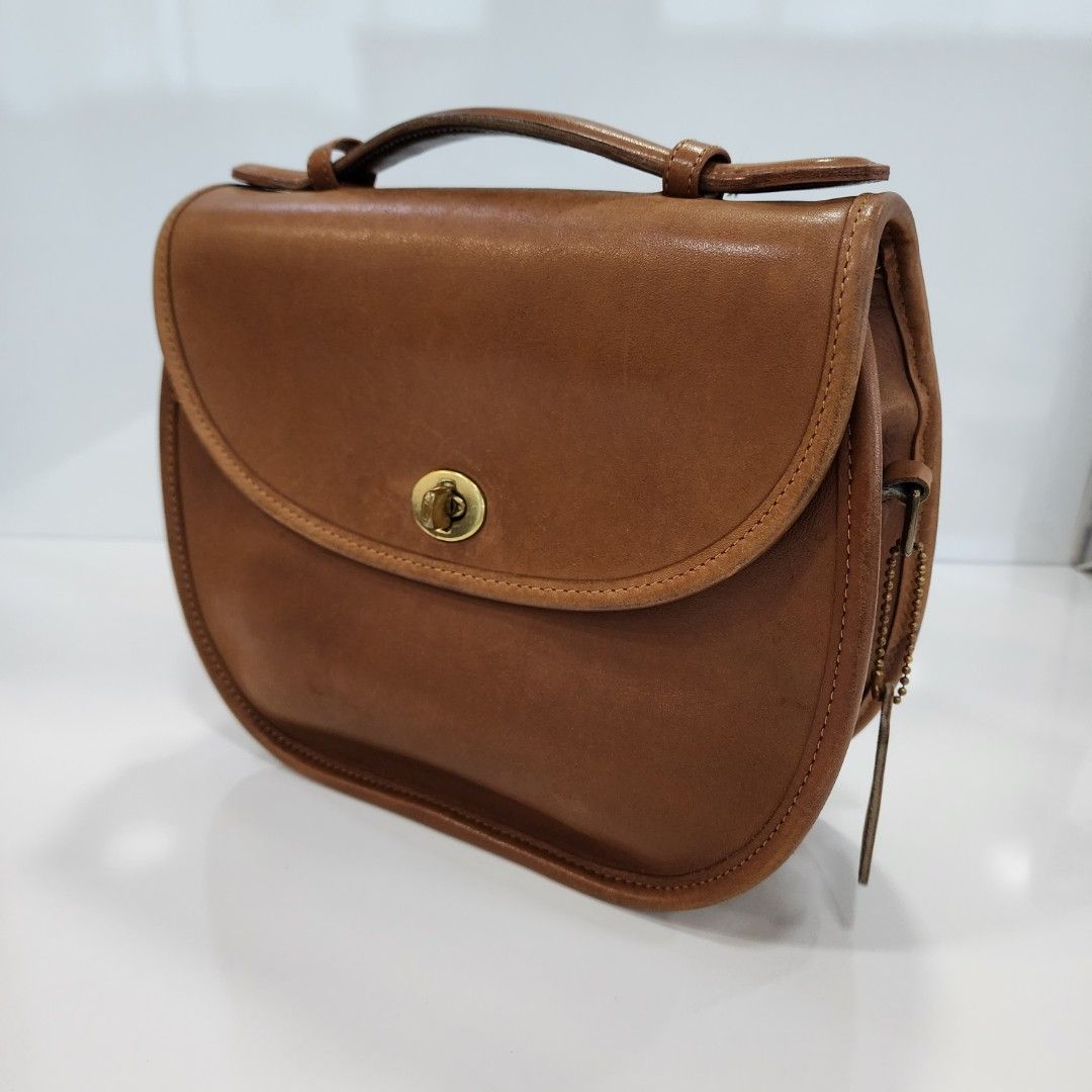 Beautiful Vintage COACH Original PLAZA Bag 9860 TABAC VERY RARE