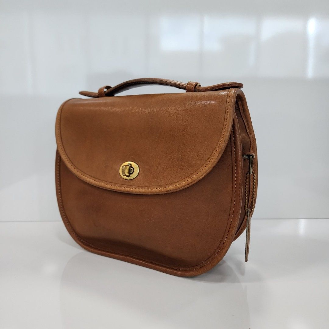 Beautiful Vintage COACH Original PLAZA Bag 9860 TABAC VERY RARE