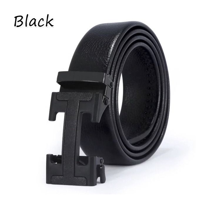 Men's leather ratchet dress belt on sale