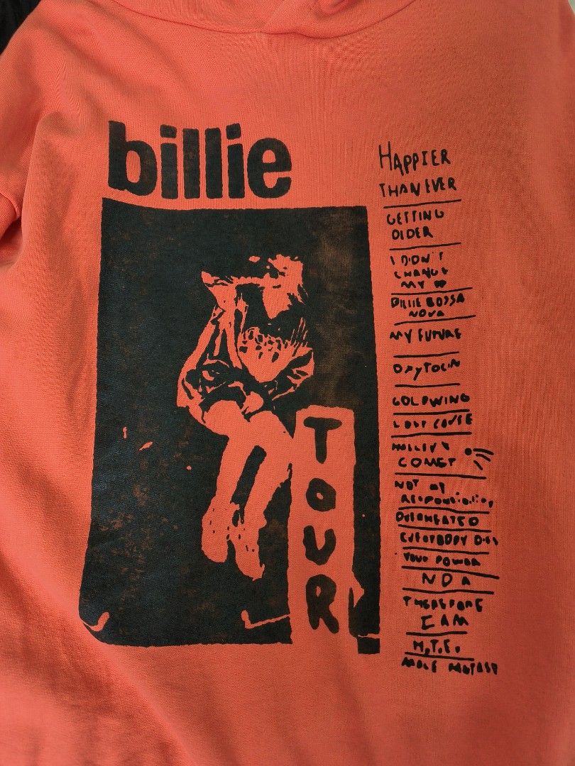 billie eilish world tour 2022 hoodie Men s Fashion Tops Sets