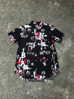 Black Comme Des Garcons - Polo Button Shirt "Authentic"