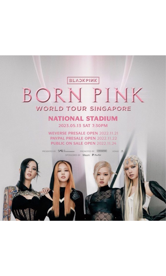 Blackpink Concert tickets, Tickets & Vouchers, Event Tickets on Carousell