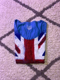 Blue UK Flag Tee