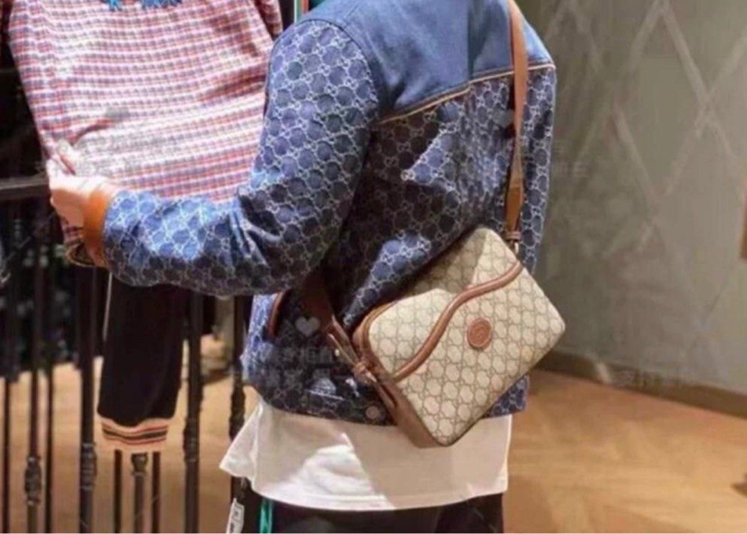 Gucci messenger bag outfit hotsell