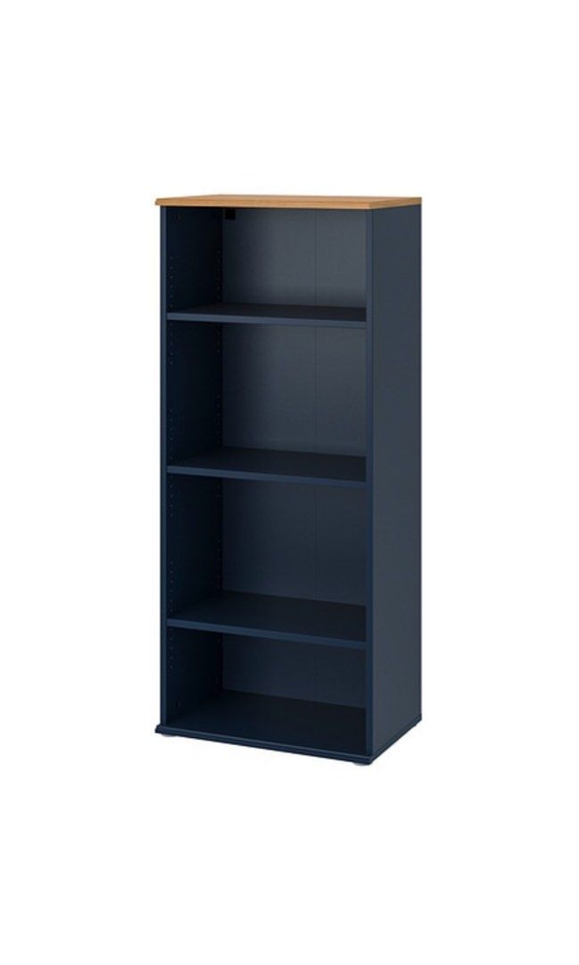 Bookshelf, bookcase SKRUVBY Bookcase Blackblue and white ikea bookcase Malm Brimnes Hemnes