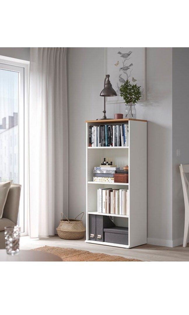 Bookshelf, bookcase SKRUVBY Bookcase Blackblue and white ikea bookcase Malm Brimnes Hemnes