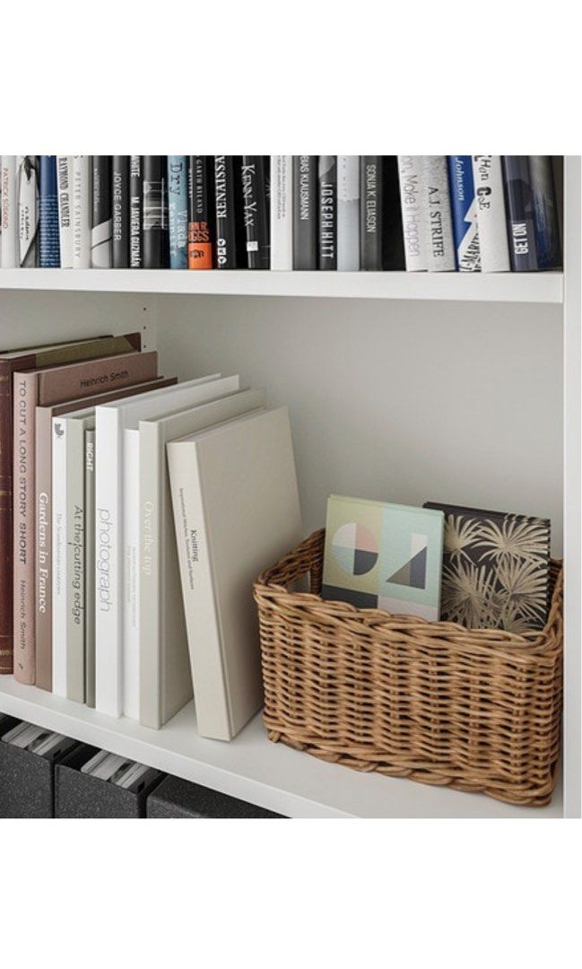 Bookshelf, bookcase SKRUVBY Bookcase Blackblue and white ikea bookcase