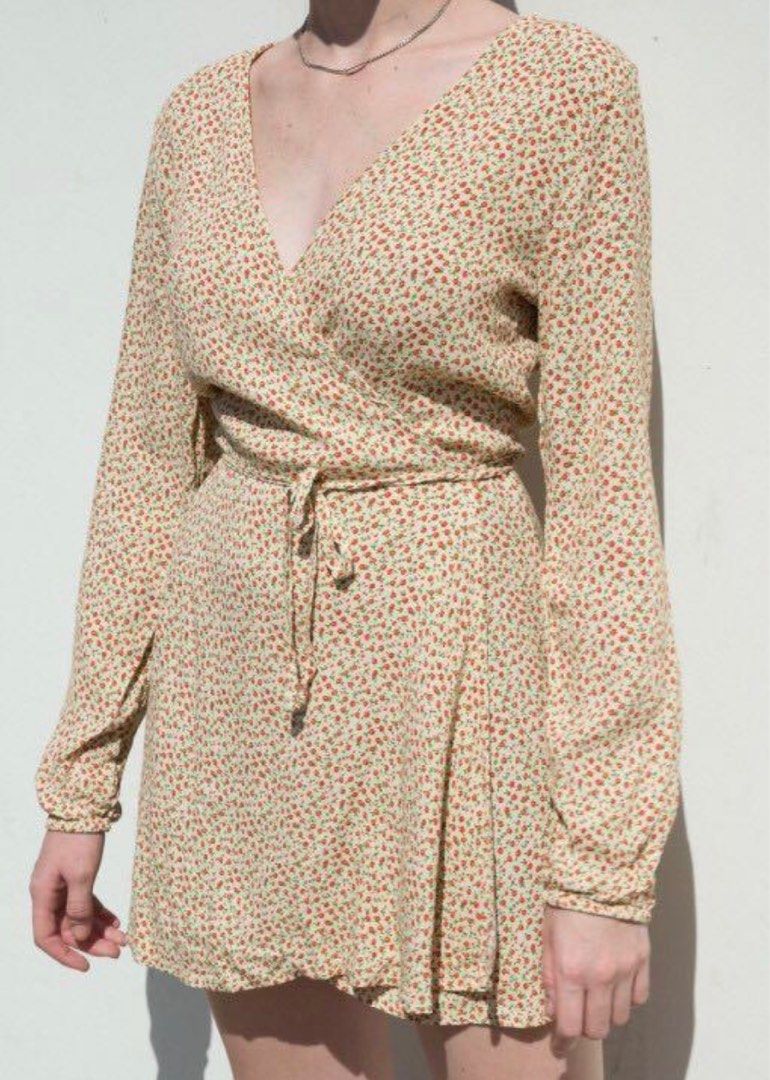 brandy melville wrap dress