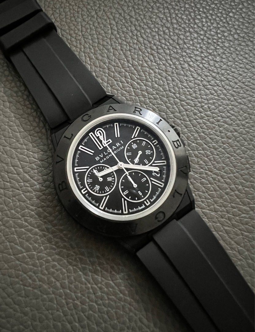 Bvlgari Watch Diagono Magnesium Chronograph 42mm, 名牌, 手錶