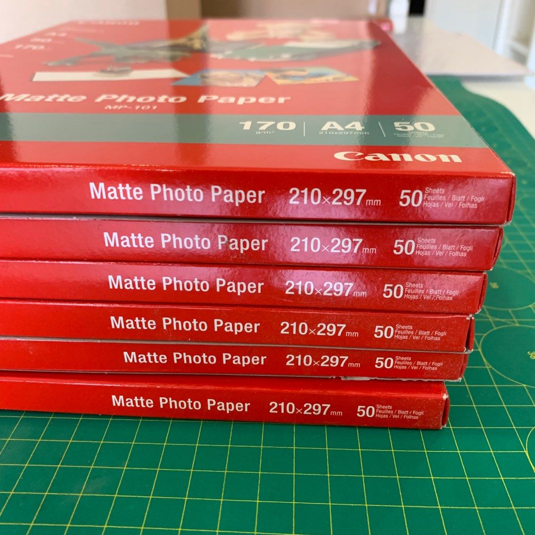 Canon Matte Photo Paper A4, Photography, Photography Accessories, Other