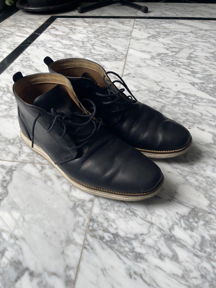 Cole Haan Grand OS chukka black 11M Men s Fashion Footwear