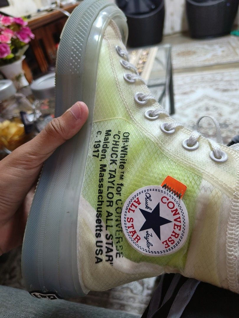 Off white converse vulcanized best sale replica