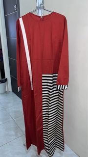Dress gamis orange
