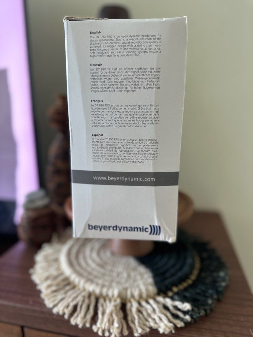 Beyerdynamic DT990 pro 250 OHM Headphone made in Germany, 音響器材, 頭戴式/罩耳式