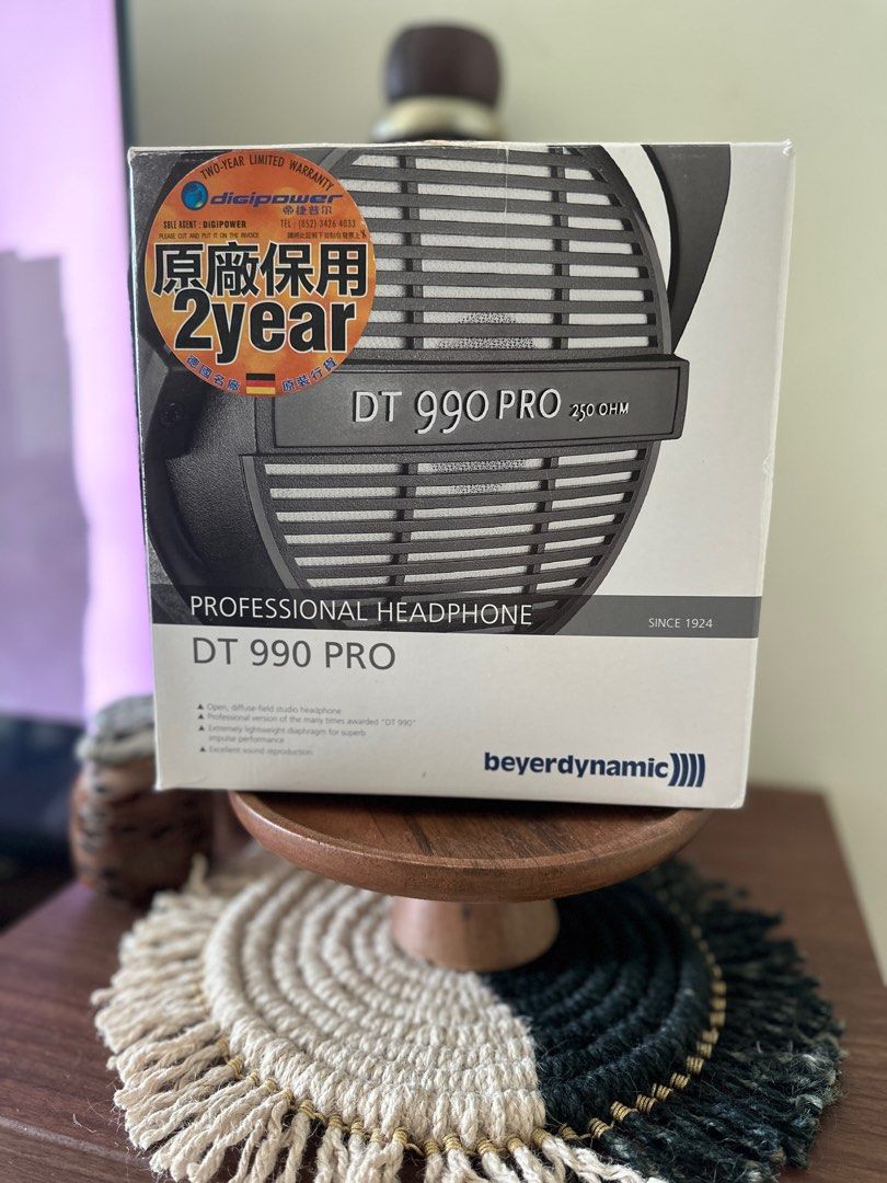 Beyerdynamic DT990 pro 250 OHM Headphone made in Germany, 音響器材, 頭戴式/罩耳式